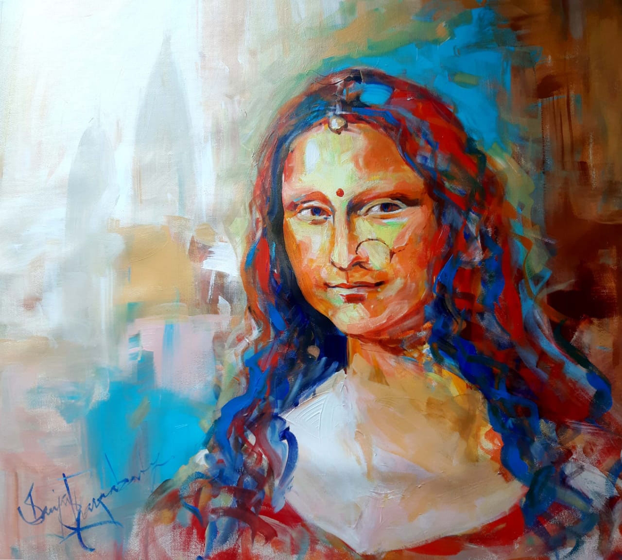 Mona Lisa in Varanasi